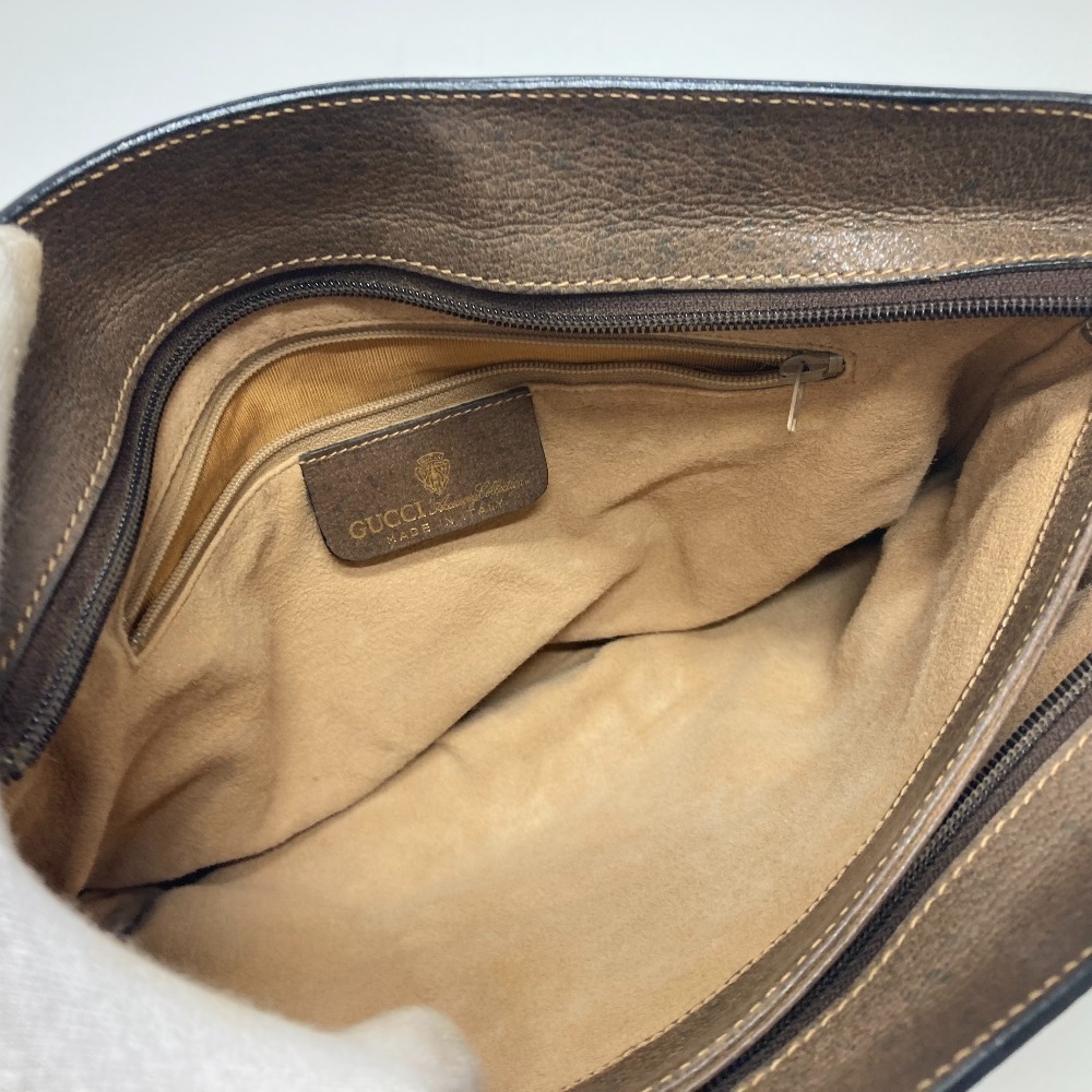 Gucci Sherry Line Crossbody Shoulder Bag Brown Canvas - Picture 15 of 15
